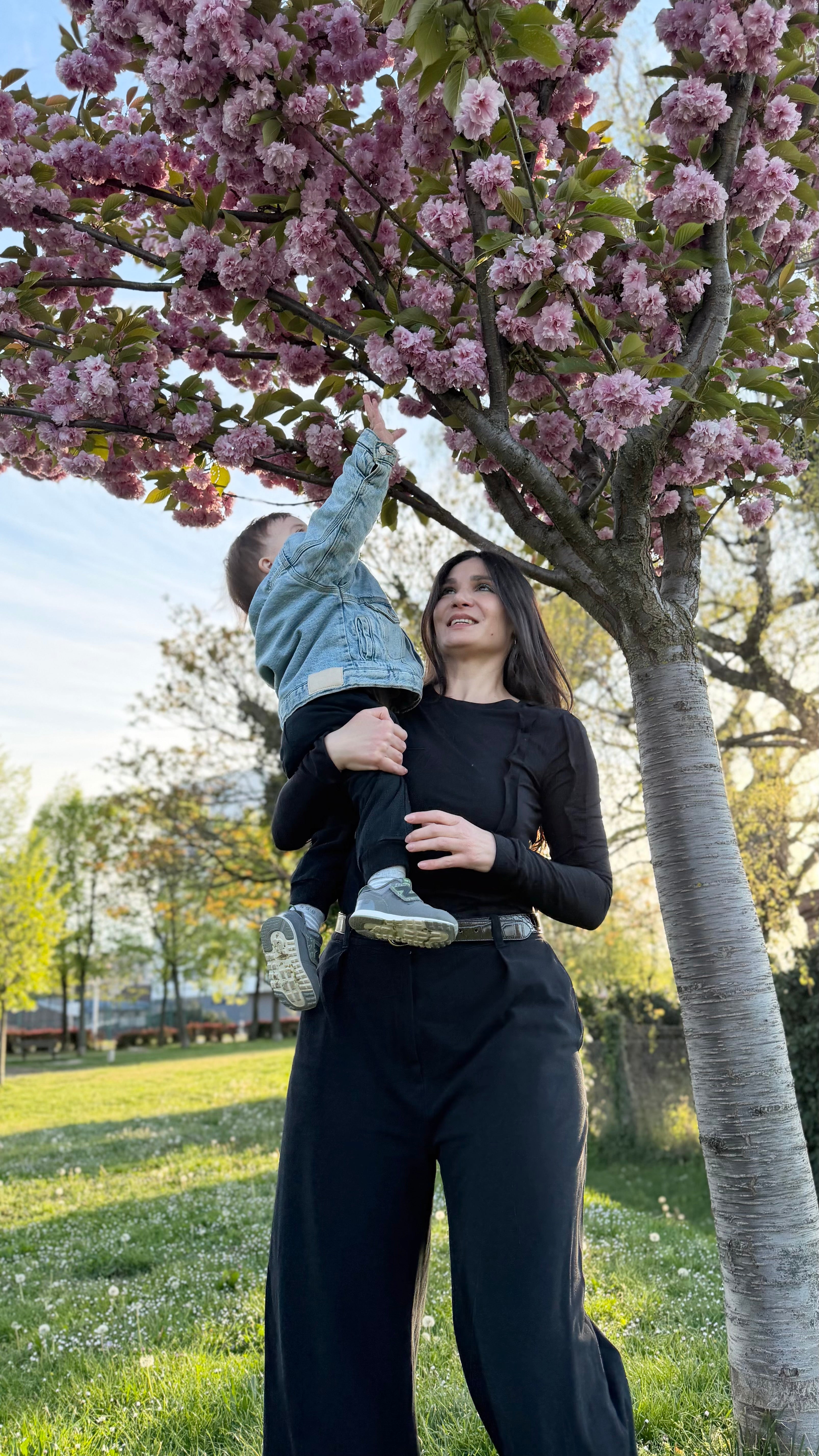 Ribbon Jersey Top Black