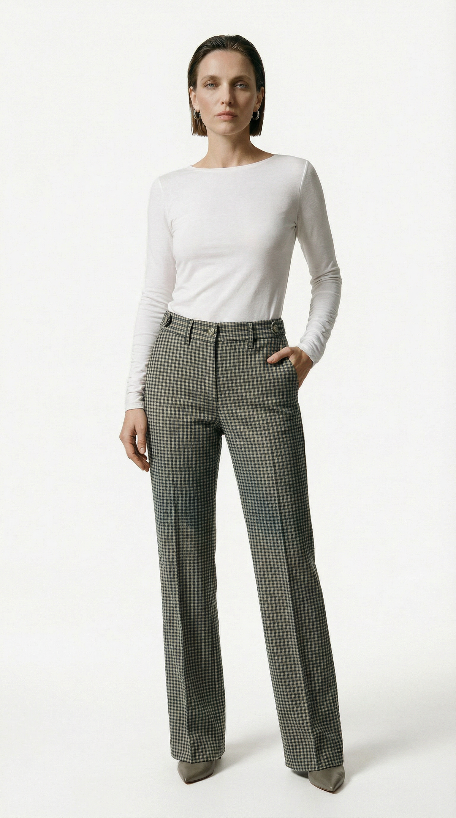 Pepita Tailored Trousers